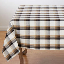 Load image into Gallery viewer, Holiday Plaid Pattern Textured 100% Cotton Tablecloth [Online Only]
