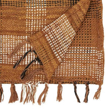 Load image into Gallery viewer, Rustic Plaid Fringe Cotton Blend Table Runner with Fringe 16" W x 72" L [Online Only]
