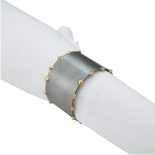 Load image into Gallery viewer, Modern Dot Rim Iron Napkin Rings, Set of 4 (3 Colors) [Online Only]
