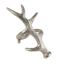 Load image into Gallery viewer, Rustic Antler Design Aluminum Napkin Rings, Set of 4 [Online Only]
