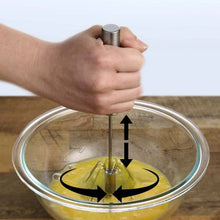 Load image into Gallery viewer, Stainless Steel Rotary Whisk Blender
