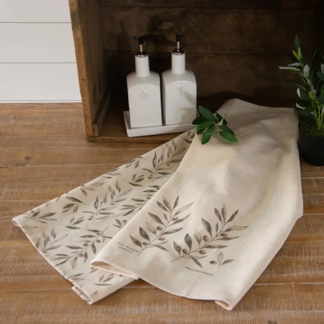 Olive Branches Tea Towel (2 Styles)