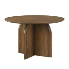 Load image into Gallery viewer, Delmon Round Dining Table - Dark Walnut [Online Only]
