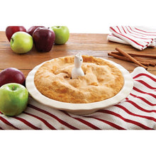 Load image into Gallery viewer, Cream Ceramic Pie Dish 9.5&quot;
