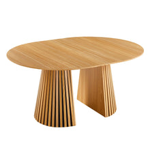 Load image into Gallery viewer, Extendable Pedestal Multifunctional Dining Table - Oak [Online Only]
