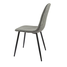 Load image into Gallery viewer, Modern Accent Dining Chairs Upholstered Seat, Metal Legs (Set of 4) [Online Only]
