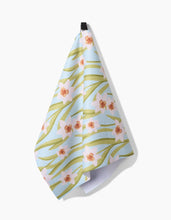 Load image into Gallery viewer, Geometry Daffodil Sky Tea Towel
