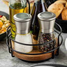 Load image into Gallery viewer, 6 oz Glass Salt &amp; Pepper Grinding Mill, Set of 2
