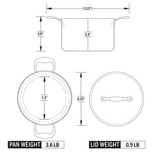 Load image into Gallery viewer, Eater x Heritage Steel 5 Quart Sauce Pot with Lid [Online Only]
