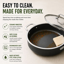 Load image into Gallery viewer, Alva Non-Stick Sauté Pan with Lid Black—4-Qt [Online Only]
