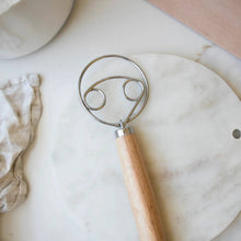 Load image into Gallery viewer, Dough Whisk with Wooden Handle
