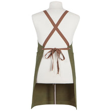 Load image into Gallery viewer, Mason Cross Back Apron - Olive Branch
