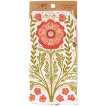 Load image into Gallery viewer, Poppies Folk Art Kitchen Towel

