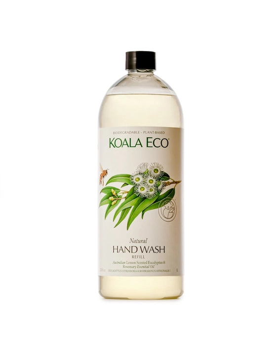 Koala Eco Natural Hand Wash Lemon Scented Eucalyptus & Rosemary (2 sizes)