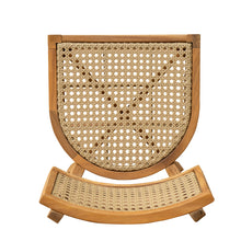 Load image into Gallery viewer, Netro Acacia Wood Dining Chair with Light Brown Wicker [Online Only]
