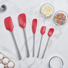 Load image into Gallery viewer, Flex-Core® Silicone and Stainless Steel Spatulas - Set of 5 [Online Only]
