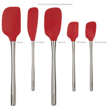 Load image into Gallery viewer, Flex-Core® Silicone and Stainless Steel Spatulas - Set of 5 [Online Only]
