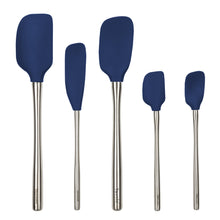 Load image into Gallery viewer, Flex-Core® Silicone and Stainless Steel Spatulas - Set of 5 [Online Only]
