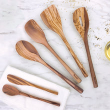 Load image into Gallery viewer, Olivewood Slotted Spoon [Online Only]

