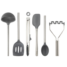 Load image into Gallery viewer, Silicone and Stainless Steel Utensils - Set of 6 [Online Only]
