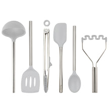 Load image into Gallery viewer, Silicone and Stainless Steel Utensils - Set of 6 [Online Only]
