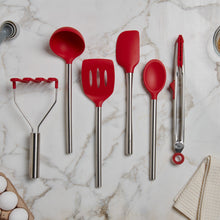 Load image into Gallery viewer, Silicone and Stainless Steel Utensils - Set of 6 [Online Only]
