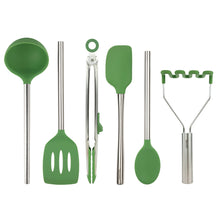 Load image into Gallery viewer, Silicone and Stainless Steel Utensils - Set of 6 [Online Only]

