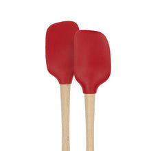 Load image into Gallery viewer, Flex-Core® Mini Spatula + Spoonula with Wood Handle [Online Only]
