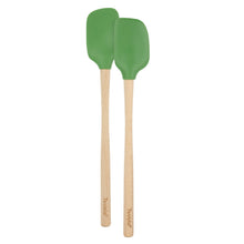 Load image into Gallery viewer, Flex-Core® Mini Spatula + Spoonula with Wood Handle [Online Only]
