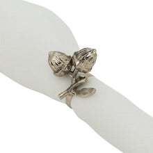 Load image into Gallery viewer, Harvest Acorn Brass Napkin Rings, Set of 4 [Online Only]
