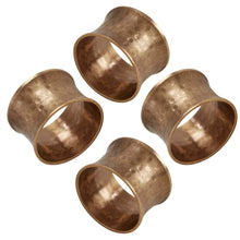 Load image into Gallery viewer, Retro Hammered Metal Napkin Rings, Set of 4 [Online Only]
