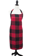 Load image into Gallery viewer, Buffalo Check Cotton Kitchen Full Size Apron (2 Colors) [Online Only]
