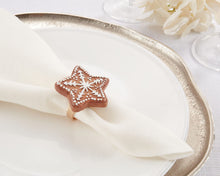 Load image into Gallery viewer, Christmas Gingerbread Star Design Napkin Rings, Set of 4 [Online Only]
