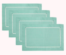 Load image into Gallery viewer, Classic Solid Color Hemstitched Border Table Linens (Various Colors) [Online Only]
