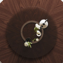 Load image into Gallery viewer, Round Dining Table With Lazy Susan For Living Room - Walnut [Online Only]
