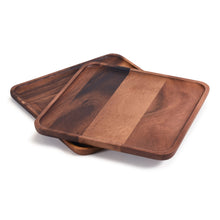 Load image into Gallery viewer, Acacia Wood Square Plates Set of 2 [Online Only]
