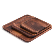 Load image into Gallery viewer, Acacia Wood Plates Set of 3 [Online Only]
