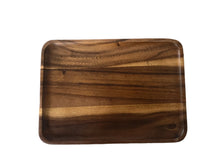 Load image into Gallery viewer, Acacia Wood Rectangular Plates Set of 2 [Online Only]
