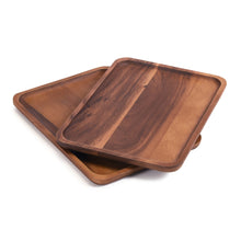 Load image into Gallery viewer, Acacia Wood Rectangular Plates Set of 2 [Online Only]
