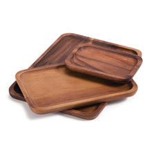 Load image into Gallery viewer, Acacia Wood Plates Set of 3 [Online Only]
