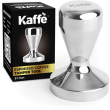 Load image into Gallery viewer, Kaffe 51 mm Stainless Espresso Tamper
