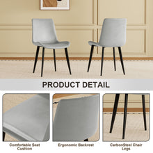 Load image into Gallery viewer, Modern Dining Chair With Carbon Steel Legs [Online Only]

