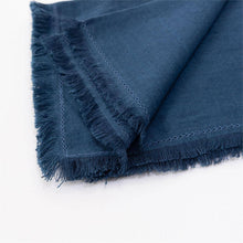 Load image into Gallery viewer, Stonewashed Linen Blend Dinner Napkin—Blue

