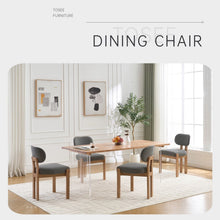 Load image into Gallery viewer, Dining Chairs With Ergonomic Backrest And Adjustable Feet (Set of 2) [Online Only]
