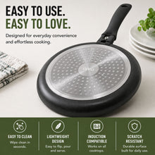 Load image into Gallery viewer, Alva Non-Stick Crepe &amp; Egg Pan Black—11" [Online Only]
