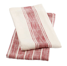 Load image into Gallery viewer, KAF Home Firenze Natural Rustic Farmhouse Slubbed Kitchen Towels [Online Only]

