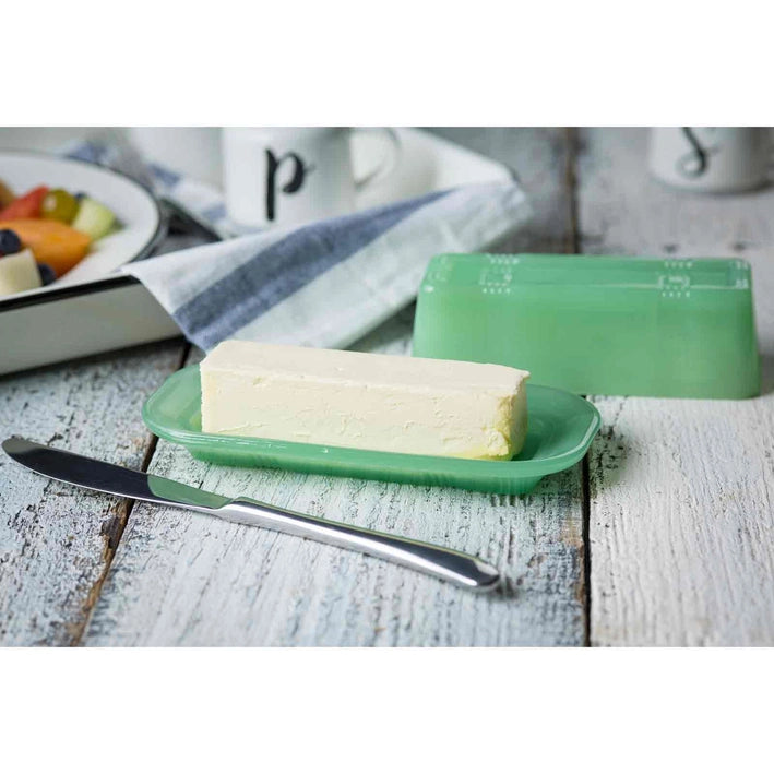 Jadeite Butter Dish