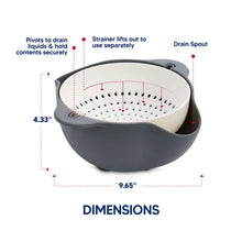Load image into Gallery viewer, Rinse and Drain Colander Bowl
