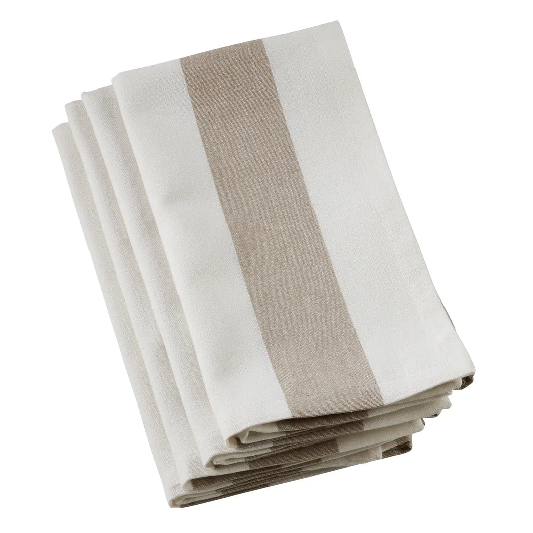 Taupe Classic Striped Napkin