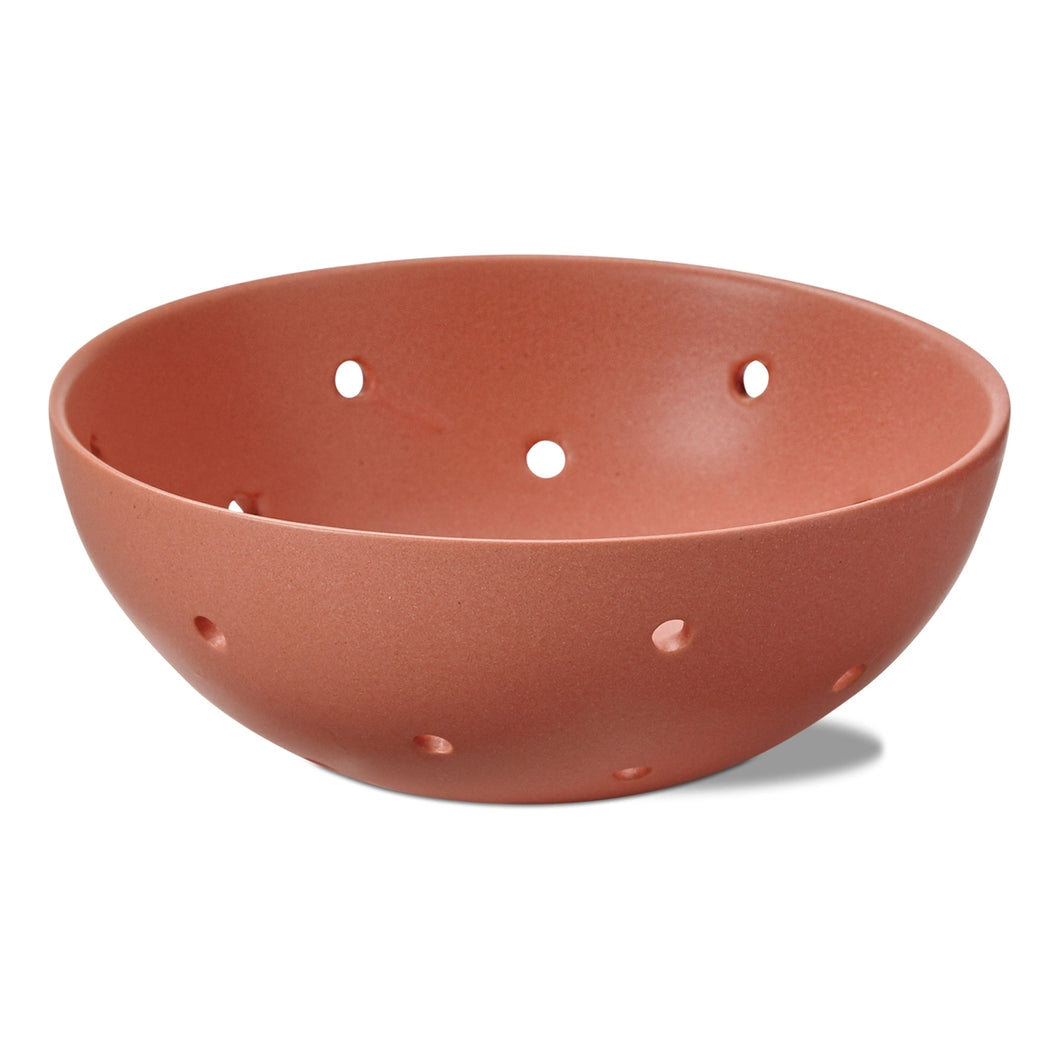 Matte Coral Berry Strainer